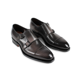 Santoni Schoenen | Grijs/zwart