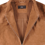 Arma Suede Overshirt | Bruin