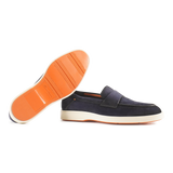 Santoni Loafer | Donker Blauw