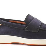 Santoni Loafer | Donker Blauw