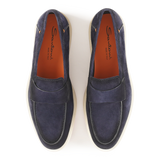 Santoni Loafer | Donker Blauw