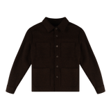 Xacus Overshirt | Donker Bruin