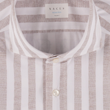Xacus Shirt Gestreept | Beige