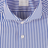 Xacus Shirt Gestreept | Blauw