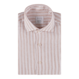 Xacus gestreept Shirt | Beige