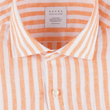 Xacus gestreept Shirt | Oranje